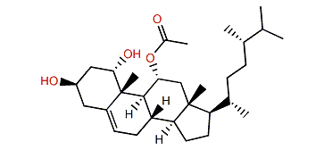 (24S)-24-Methylcholest-5-ene-1alpha,3beta,11alpha-triol 11-acetate